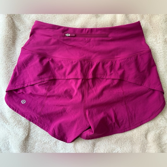 NWT RARE Lululemon Speed Up HR Short Magenta Size 4 - Picture 6 of 11